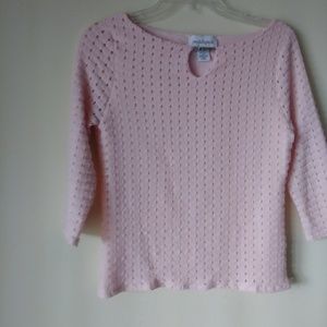 Peck & Peck Eyelet Styled Blouse